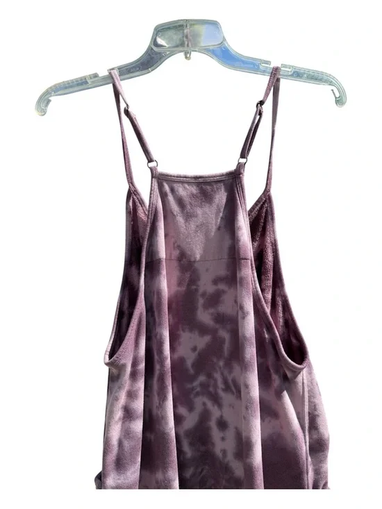 Rags Purple Tie Dye Women's Tank Romper Size Large - Picture 8 of 13